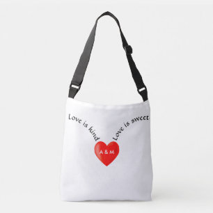 Sac Ajustable Monogram & L'amour est doux, l'amour est gentil