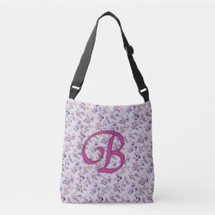 Sac Ajustable Monogramme de luxe floral B