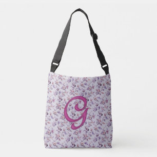 Sac Ajustable Monogramme de luxe floral G