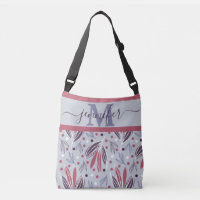 Monogramme moderne Motif botanique
