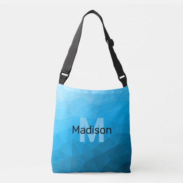 Sac Ajustable Monogramme motif de maillage géométrique dégradé c (Devant)
