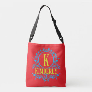 Sac Ajustable Monogramme personnalisable "Motif Géométrique Rétr