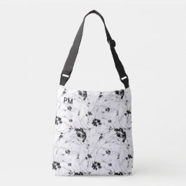Sac Ajustable Monogramme personnalisé floral 