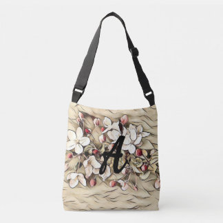 Sac Ajustable Monogramme Vintage cerisier brun dessin