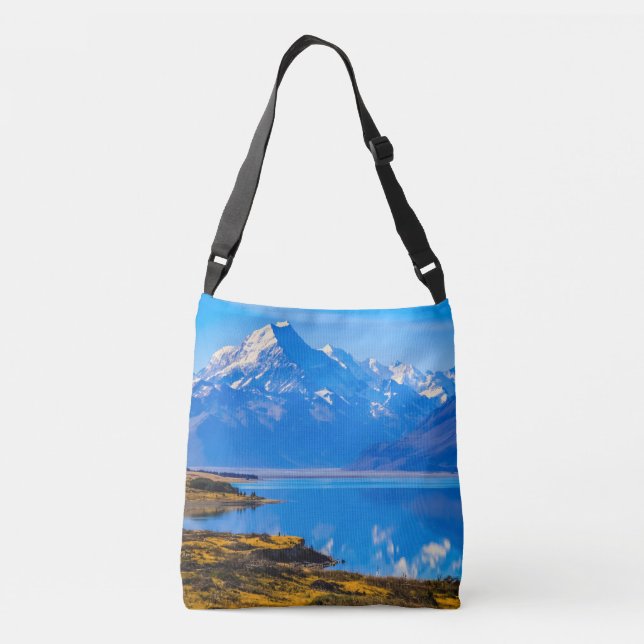 Sac Ajustable Mont Cook surplombant le lac Pukaki, NZ (Dos)