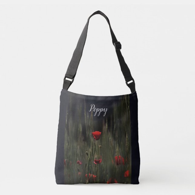 Sac Ajustable Moody Red Poppy, Fourre-tout Cross Bag (Devant)
