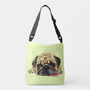 Sac Ajustable Mops Dog - Amusant - Ajouter Votre Texte / Couleur