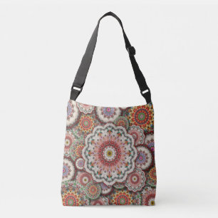 Sac Ajustable mosaïque damas perse fleurs mandala chic élégan