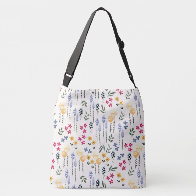 Sac Ajustable Motif à fleurs printanières (Dos)