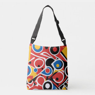 Sac Ajustable Motif Abstrait Inspiré du Bauhaus