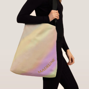 Sac Ajustable Motif aquarelle de barbe à papa avec nom personnal