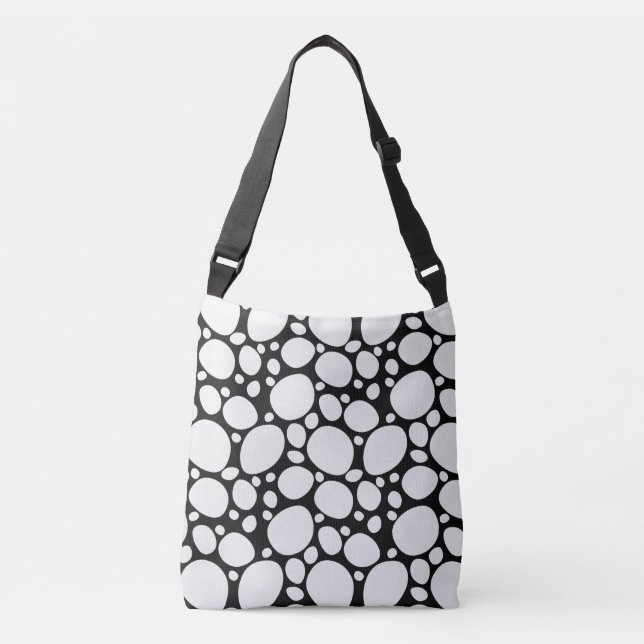 Sac Ajustable Motif dalmate noir et blanc (Devant)