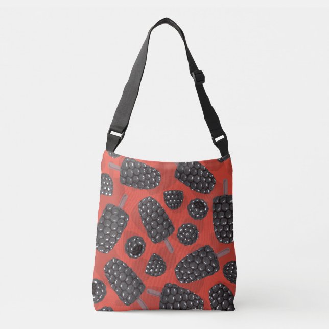 Sac Ajustable Motif de crème glacée Blackberry et Blackberry (Devant)