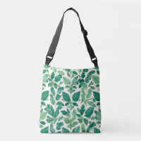 Motif de feuillage vert luxuriant