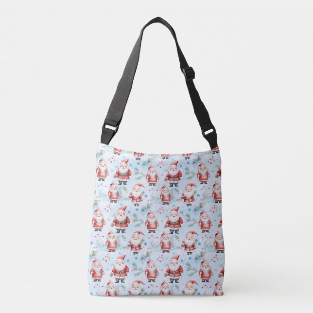 Sac Ajustable Motif de Noël du Père Noël (Devant)