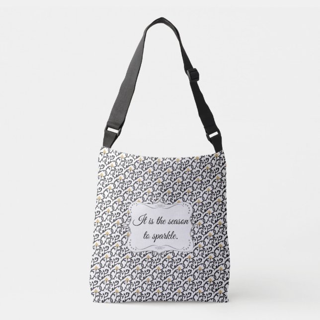 Sac Ajustable Motif de Noël élégant personnalisé (Devant)