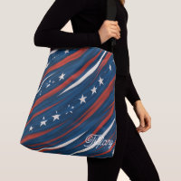 Motif de rayures de drapeau américain minimaliste