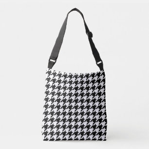 Sac Ajustable Motif de tissage des dents noires rétro