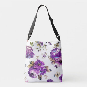 Sac Ajustable Motif floral violet