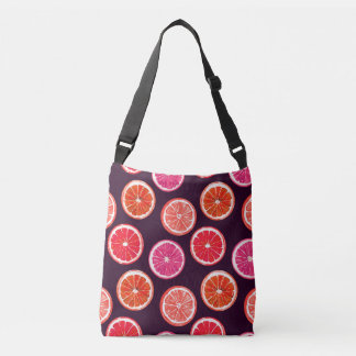 Sac Ajustable Motif foncé Citrus peint à la main