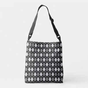 Sac Ajustable Motif Jacquard noir et gris sans joint