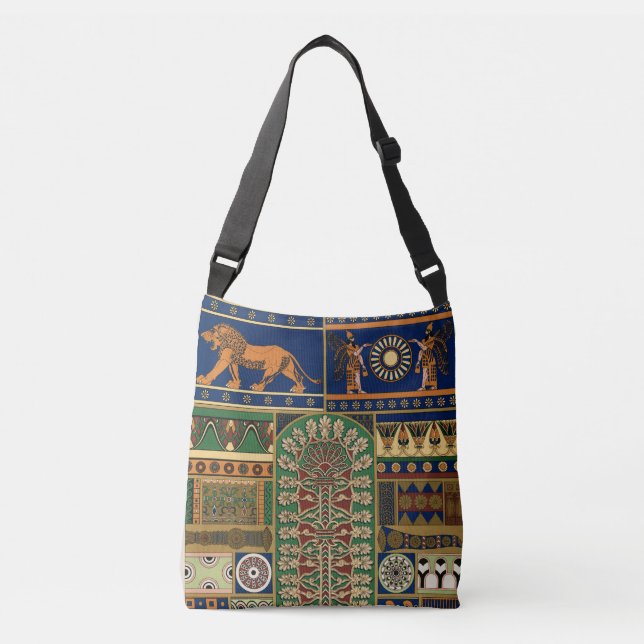 Sac Ajustable Motif rétro assyrien (Devant)