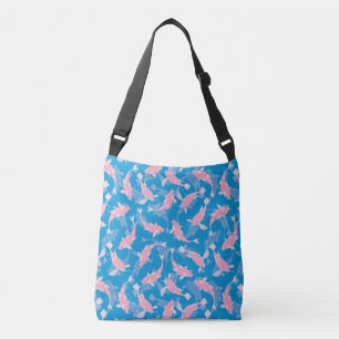 Sac Ajustable Motif rose et bleu - Koi Fish
