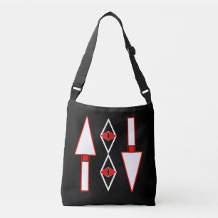 Sac Ajustable Motif rouge et noir, inspiration tendance