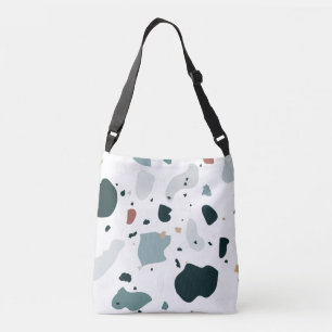 Sac Ajustable Motif Terrazzo Moderne – Mer abstraite du milieu d