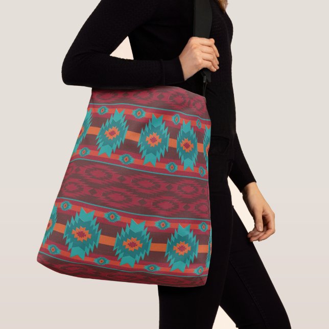 Sac Ajustable Motif tribal ethnique de Shouthwestrn (De près)