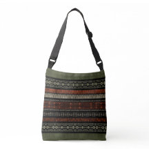 Motif tribal Green Linen 