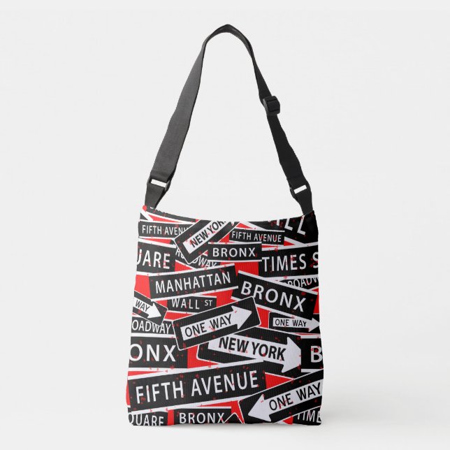 Sac Ajustable Motif typographique NYC tendance (Devant)