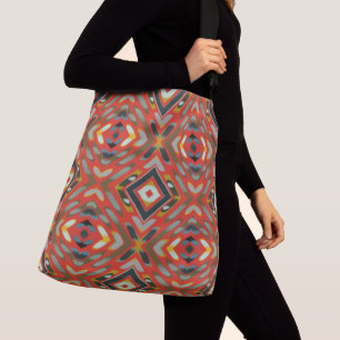 Sac Ajustable Motif unique sud-ouest rouge et noir