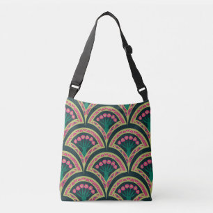Sac Ajustable motif vert en forme de coque