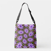 Motifs marguerite violet