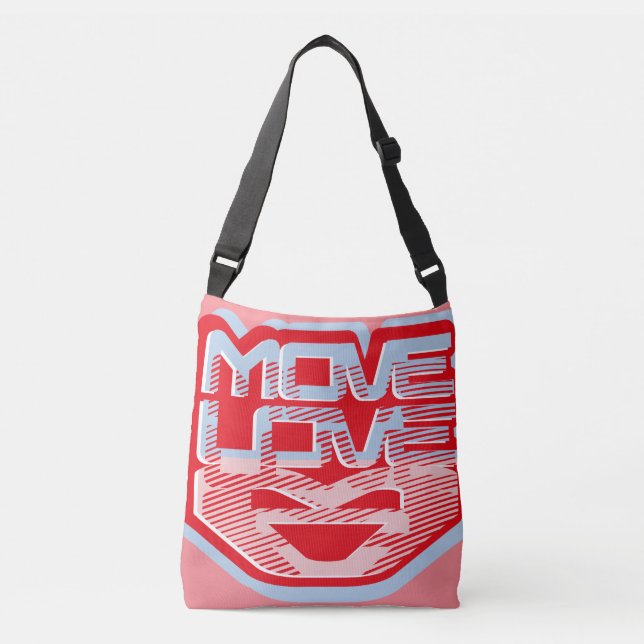 SAC AJUSTABLE MOVE LOVE HEART BY MASANSER PIXELAT (Devant)