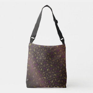 Sac Ajustable musique, musical, note, mélodie, noir, son, clef,