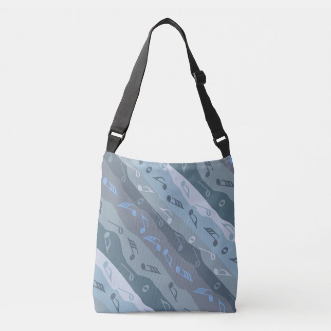 Sac Ajustable Musique Note Bleu (Devant)