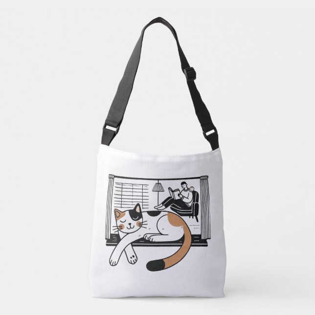 Sac Ajustable Mystérieux Calico Cat et la Paw fantôme (Devant)