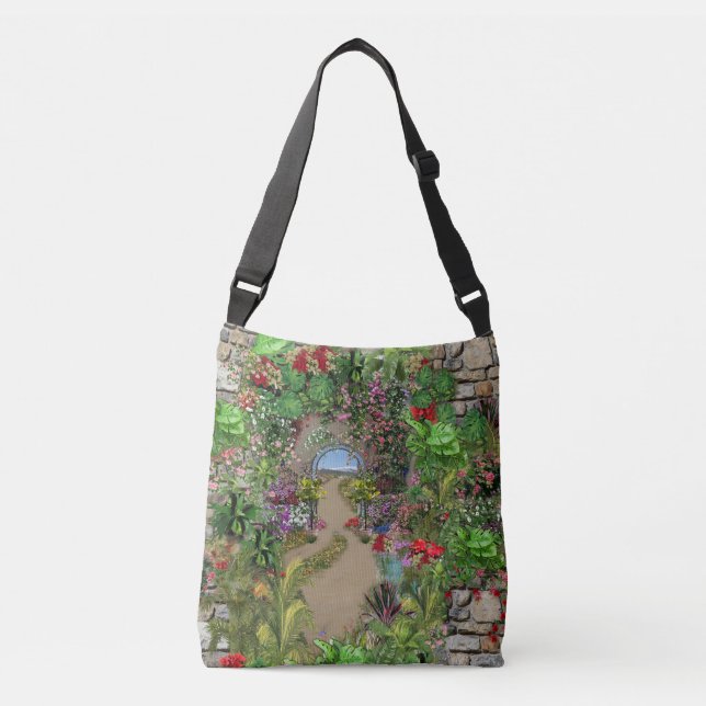 Sac Ajustable Nature intérieure et extérieure en fleurs (Devant)