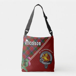 Sac Ajustable Nicolson Clan Badge & Tartan Fourre-tout