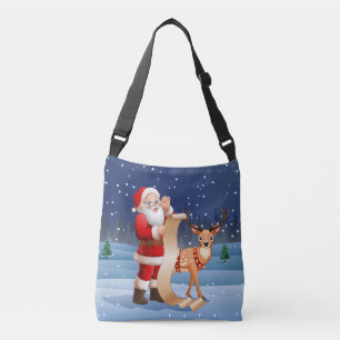 Sac Ajustable Noël Père Noël Et Rennes