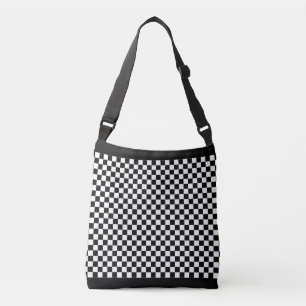 Sac Ajustable Noir et blanc À damiers