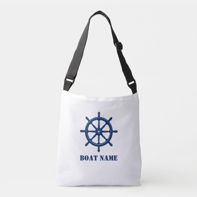 Sac Ajustable Nom du bateau Navires nautiques Roulettes (Devant)