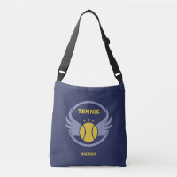 Nom personnalisé Boule de tennis avec ailes