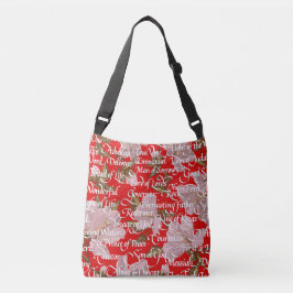 Sac Ajustable Noms de la calligraphie du Christ| Rouge|