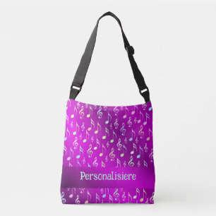 Sac Ajustable note, musique, métal, partitions, bande, clef, cro