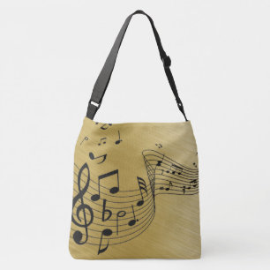 Sac Ajustable Notes musicales Or brossé