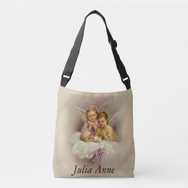 Sac Ajustable Nuage personnalisé de bébé d'anges d'ange gardien (Devant)