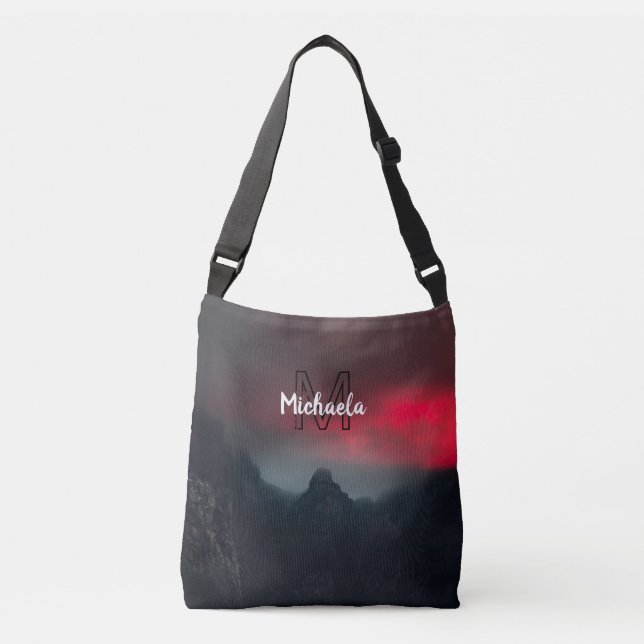 Sac Ajustable Nuages brûlants, brouillard et monographie des mon (Devant)